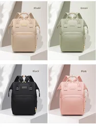 Mochila pañalera impermeable para viaje – Compatible con cochecito