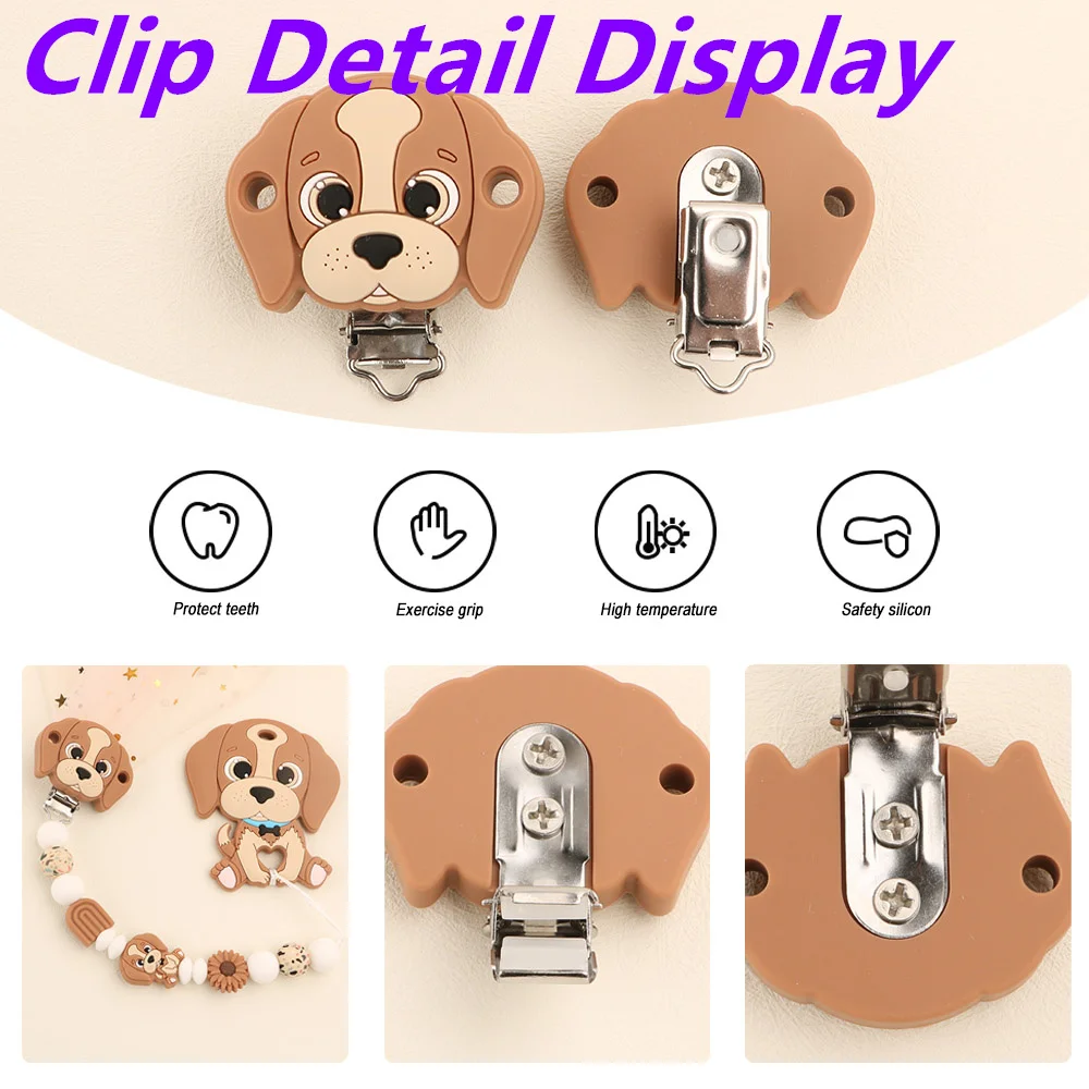 Cuentas de silicona con forma de perro para pulseras Infantiles – Manualidades seguras - imagen 5