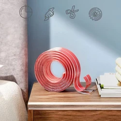 Protectores de bordes transparentes para muebles de bebé