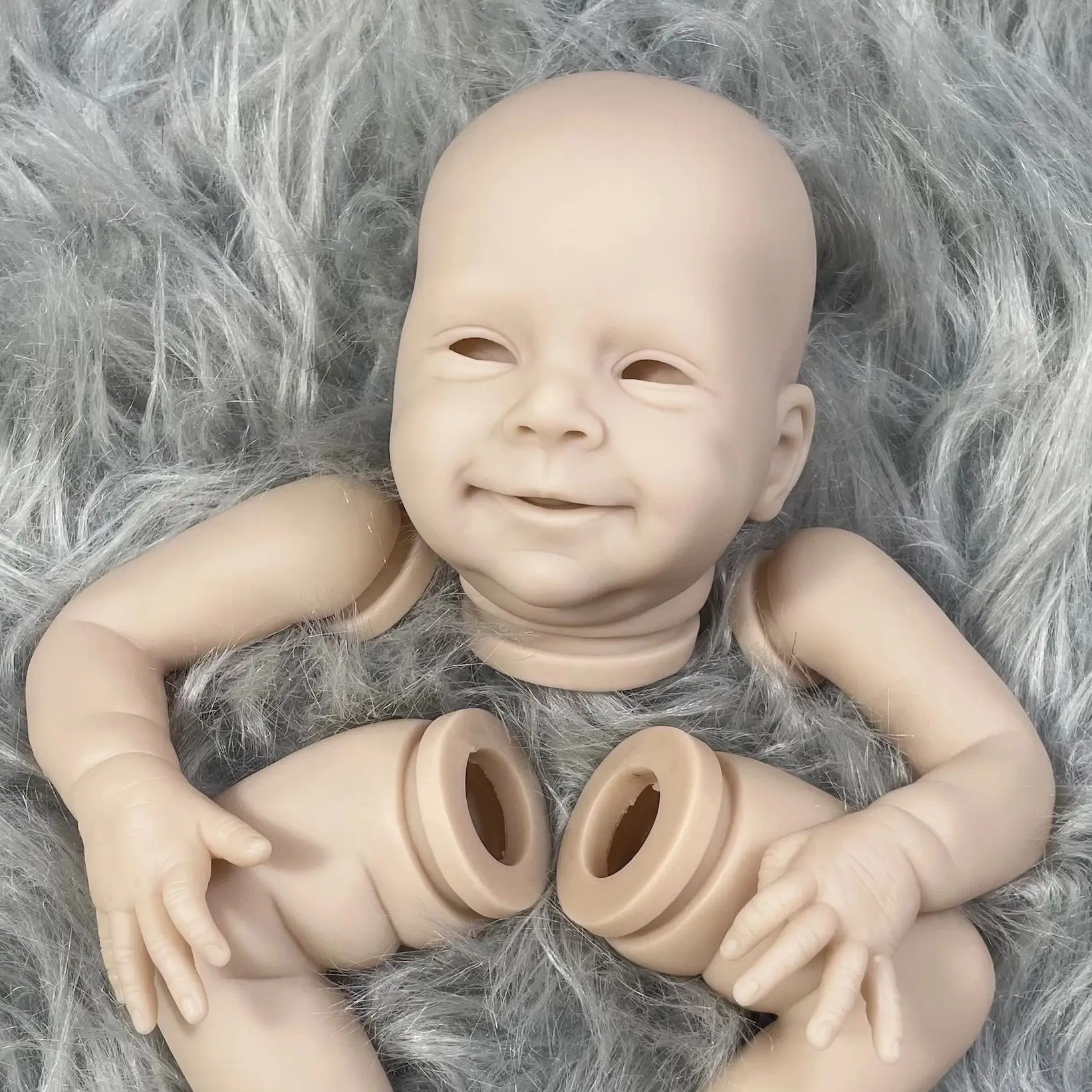 Kit muñeca reborn de vinilo realista Sebastián con molde - imagen 3