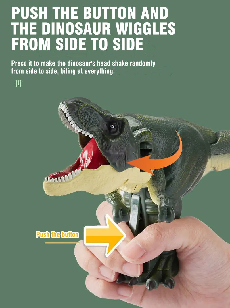 dinosaurio Zazaza Press usado como adorno de escritorio o juguete antiestrés