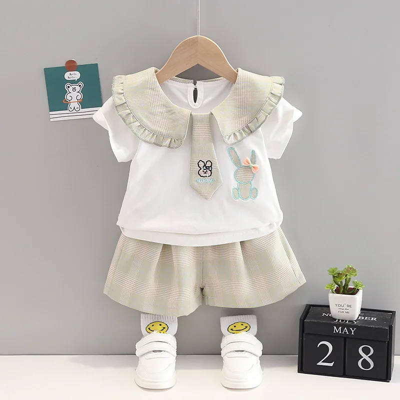 Conjunto algodón bebé niño – Camiseta manga corta y pantalón corto - imagen 5