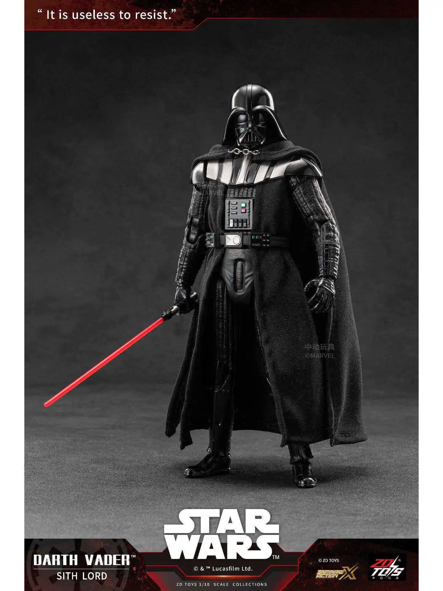 Figura de acción articulada ZD Toys Star Wars con Darth Vader - imagen 2