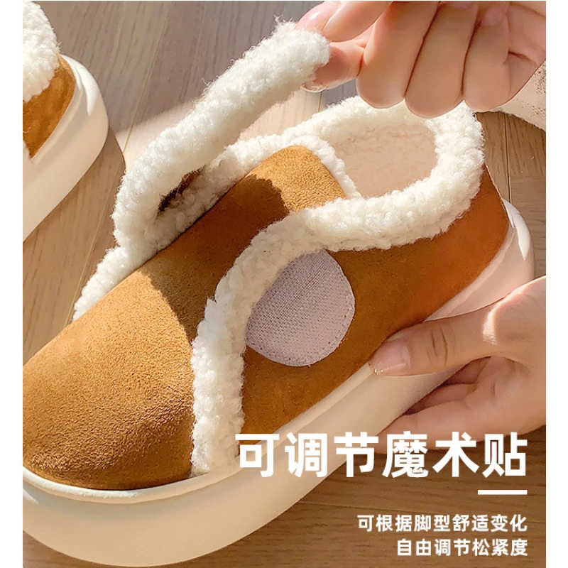 Pantuflas de felpa algodón suaves para niña – Zapatillas de casa invierno - imagen 4