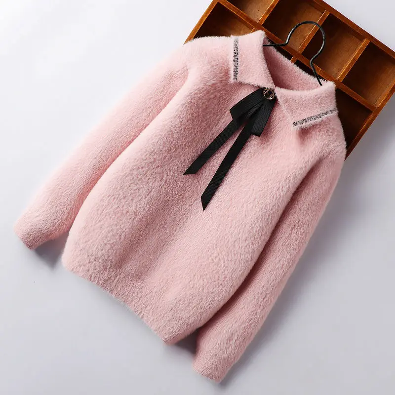 Cárdigan de algodón con solapa para niño – Cálido para otoño e invierno