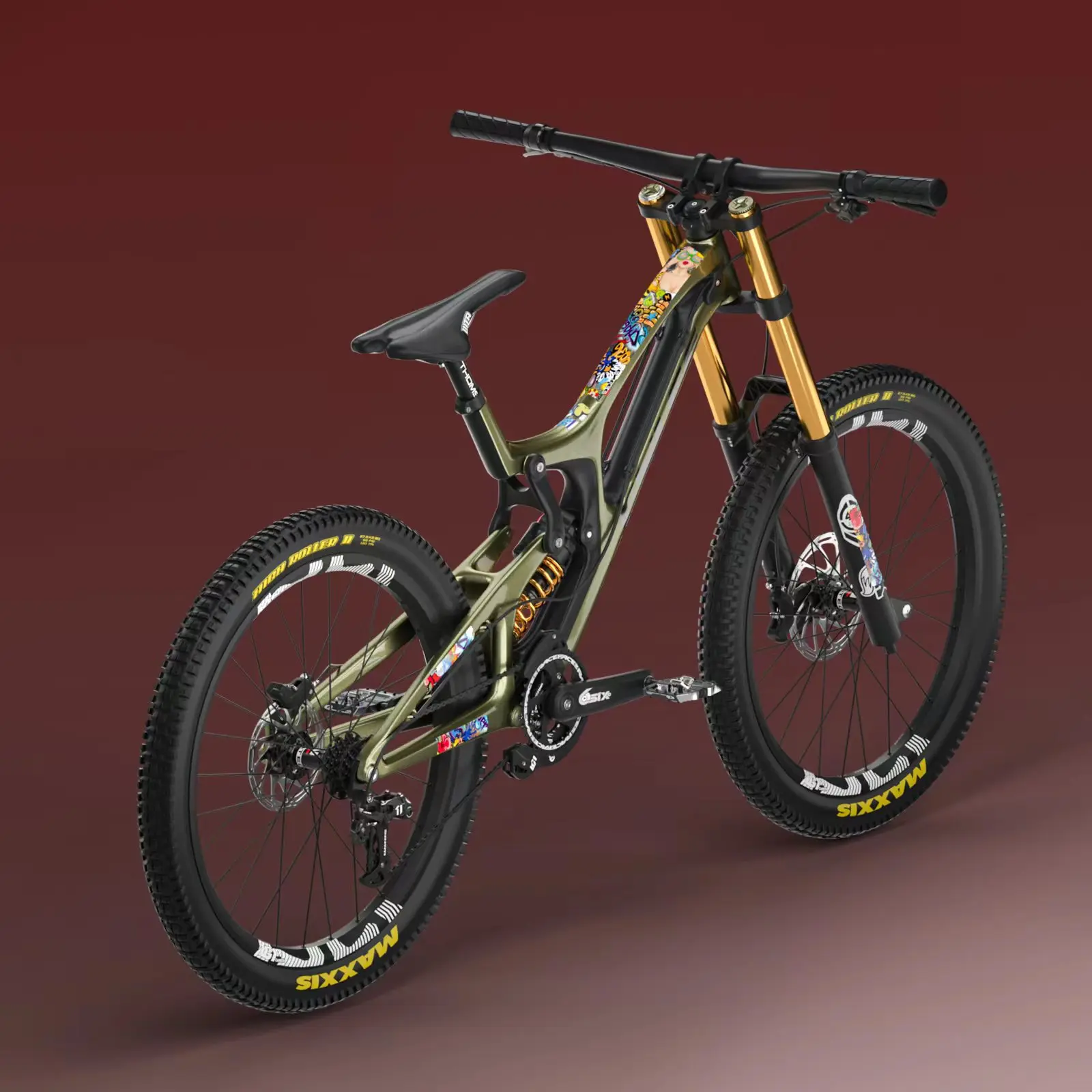 Enlee Película protectora para cuadro de bicicleta antiarañazos - imagen 3