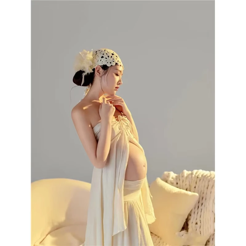 Vestido premamá para sesión de fotos – estilo puro deseo - imagen 4