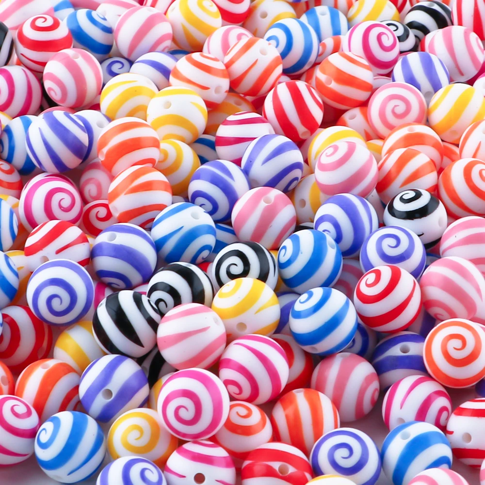 Cuentas de silicona de colores de 15 mm para bisutería infantil DIY - imagen 2