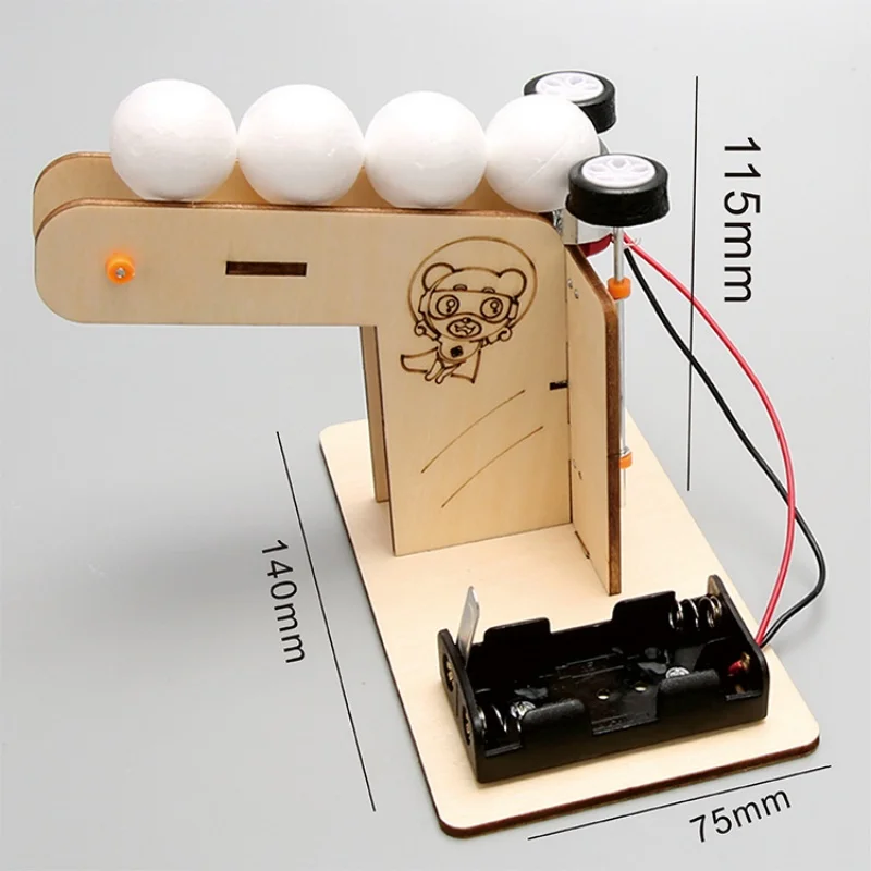 Kit de ciencia de máquina automática de madera para niños - imagen 4