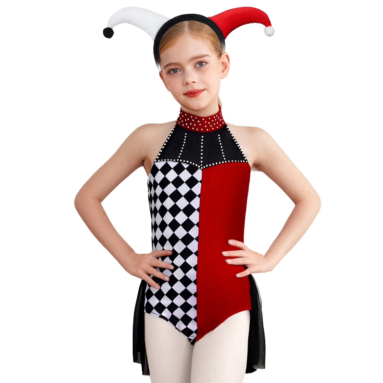 Vista del mono tipo halter