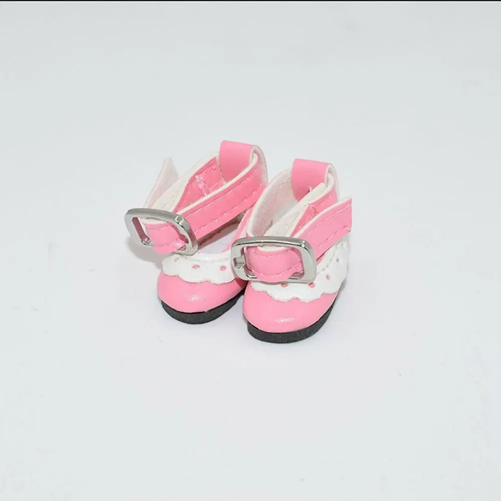Botines de piel informales para muñecas OB11