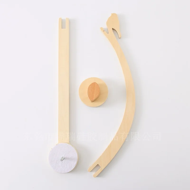 Soporte de madera para móvil de bebé en brazo de cuna – fácil - imagen 4
