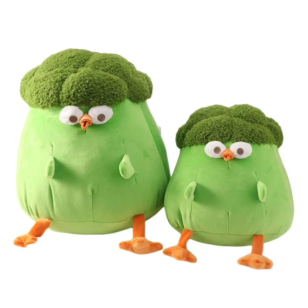 Peluche de pollo con brócoli suave para niños, regalo - imagen 3
