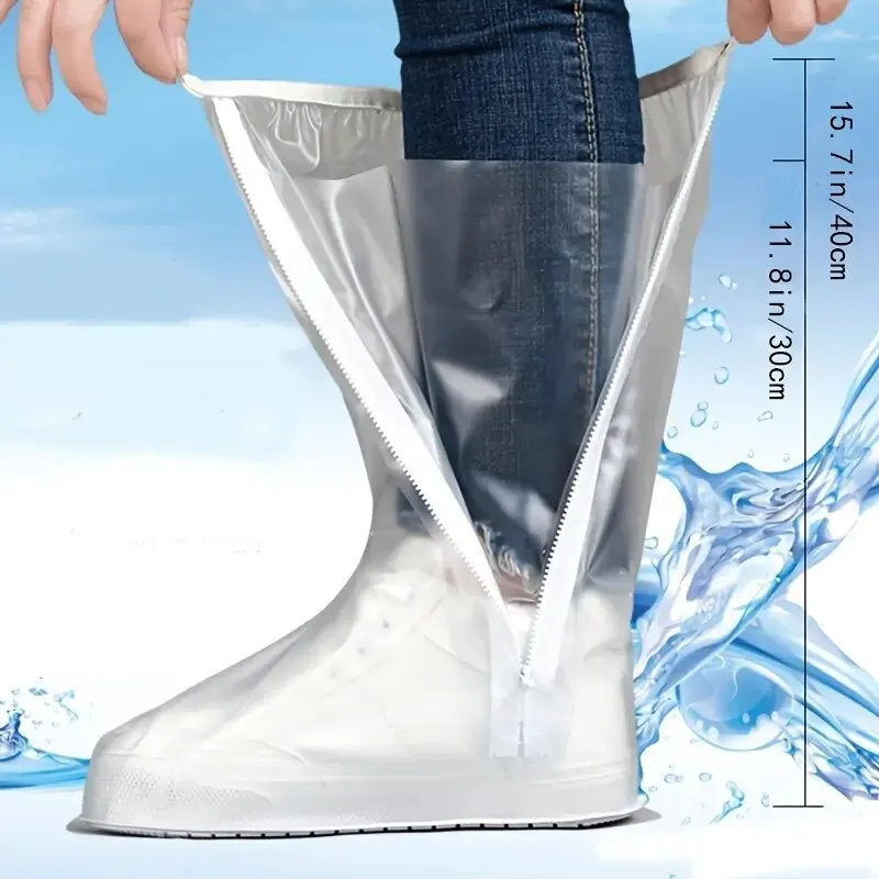 Cubrebotas impermeables niño antideslizantes para lluvia y nieve - imagen 4