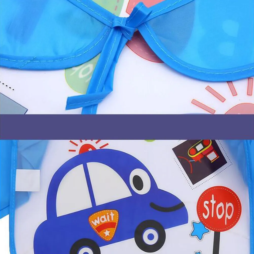 Delantal impermeable de pintura para niños con manga larga - imagen 4