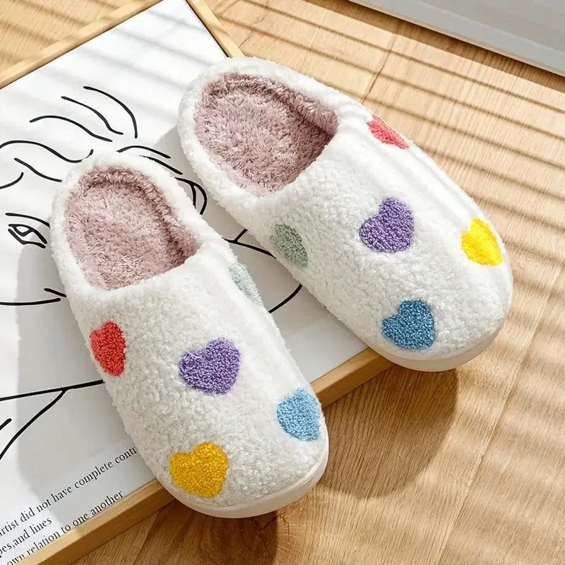 Zapatillas de casa antideslizantes suela blanda cálidas para mujer - imagen 2