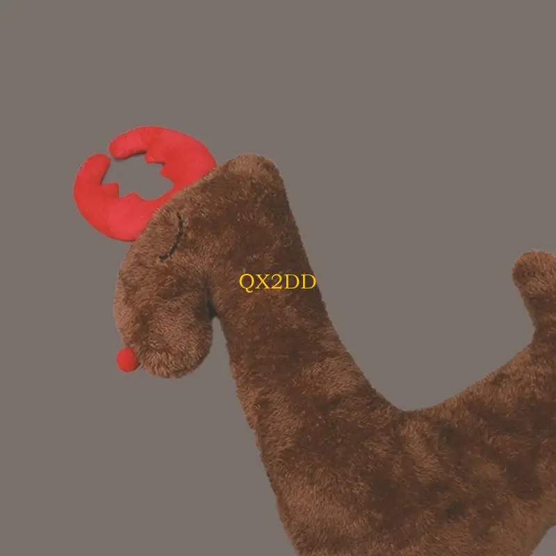 QX2D Accesorio fotografía para recién nacidos peluche reno - imagen 5