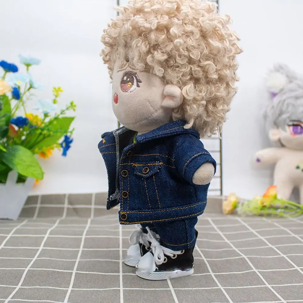 Conjunto vaquero para muñecas BJD – Camiseta y pantalón - imagen 4