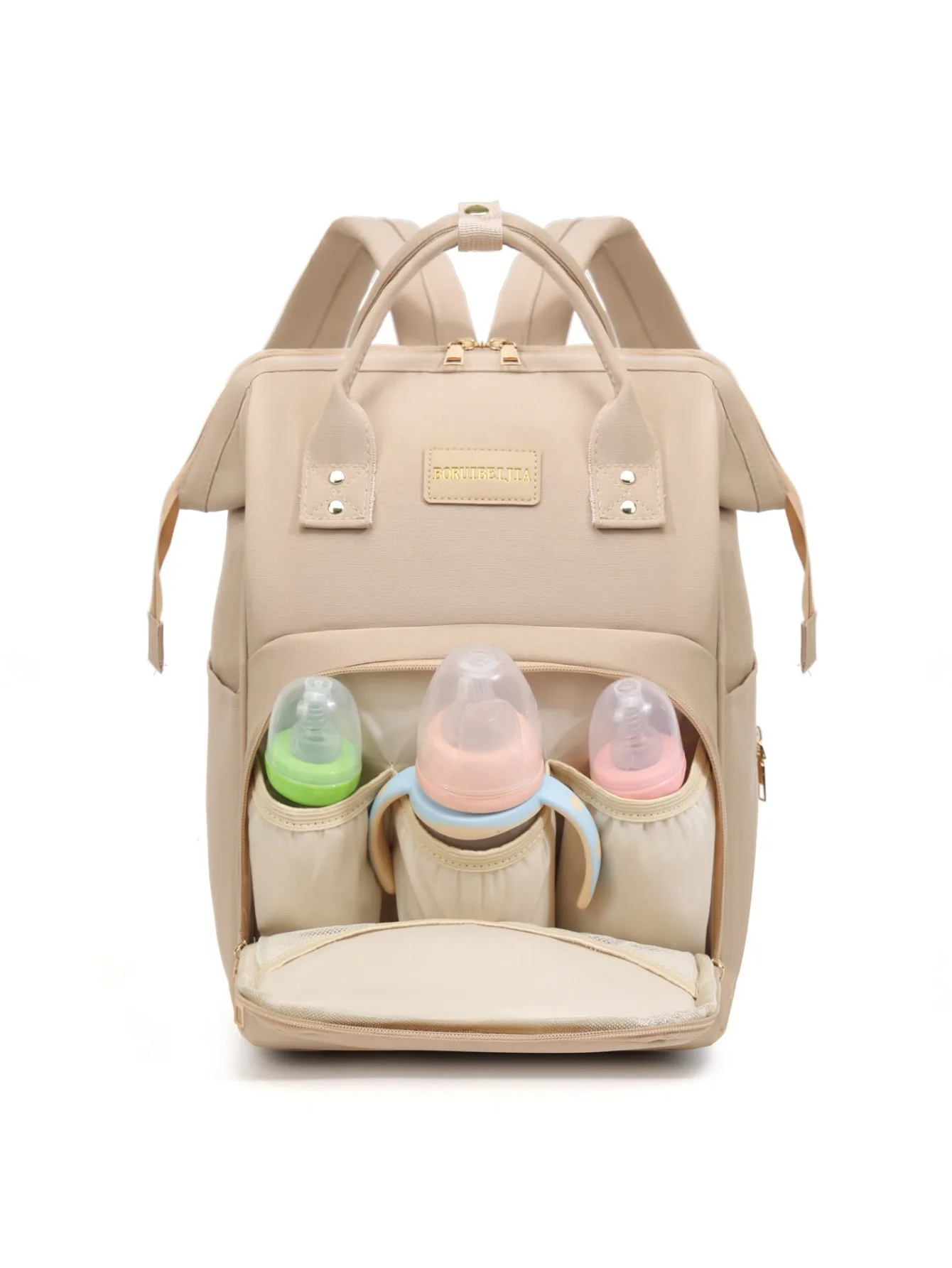 Mochila de viaje para bebé, bolsa pañales amplia - imagen 4
