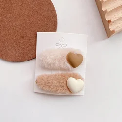 Horquillas para bebé niña de invierno con osito y estrella