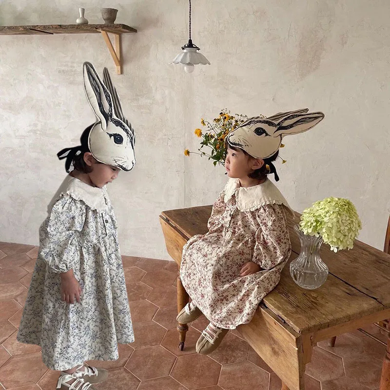 Vestido floral Milangel para niña – Otoño