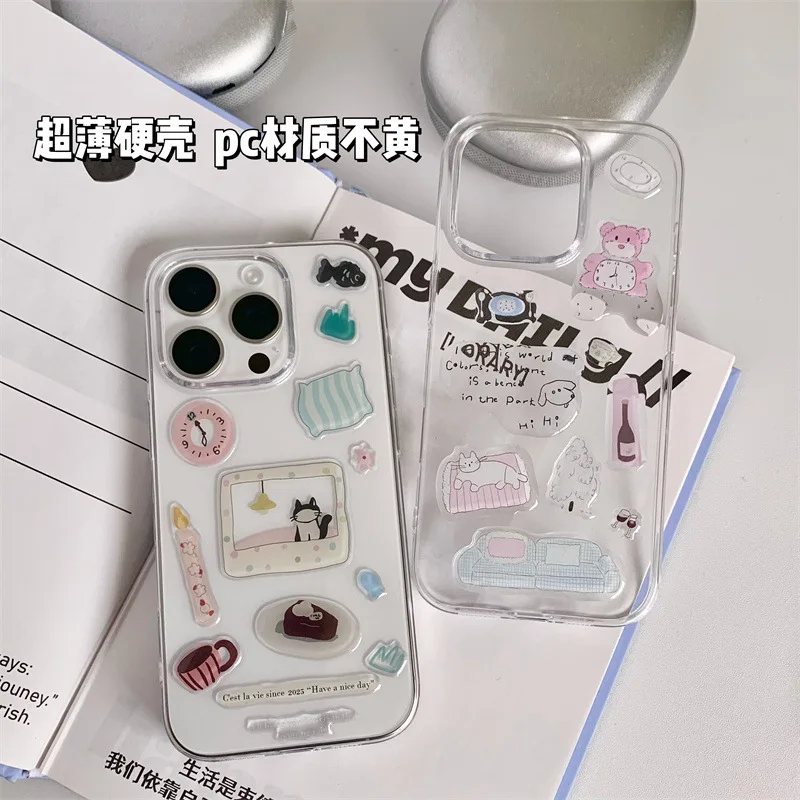 Pegatinas de oso estilo coreano tipo cristal en gota de gelatina - imagen 4