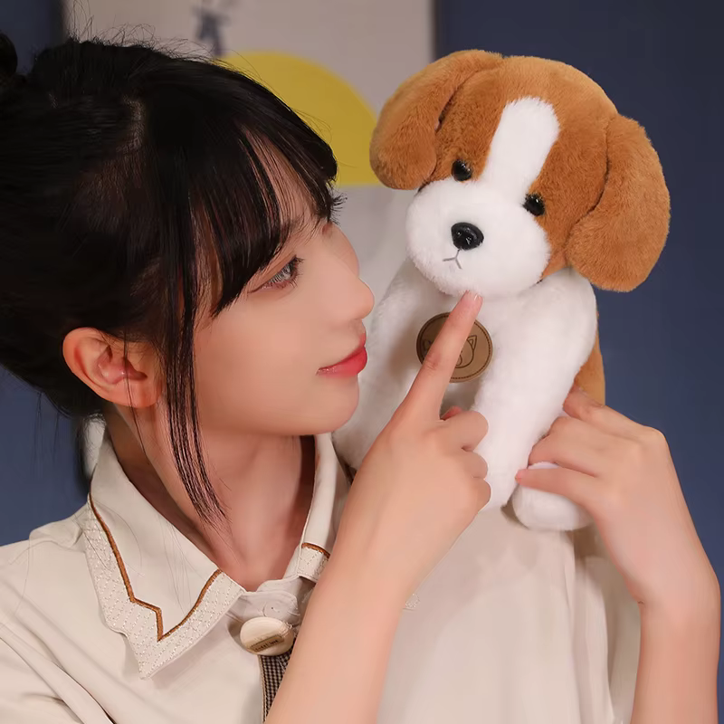 Peluche cachorro realista de perro - 25 cm - imagen 5