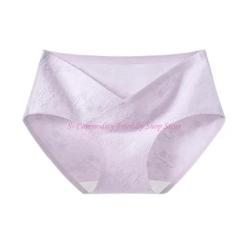 Calzoncillos premamá de algodón suave con soporte para el vientre - imagen 3