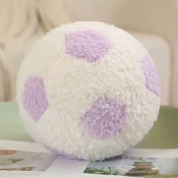 Pelota fútbol peluche suave: juguete decorativo infantil