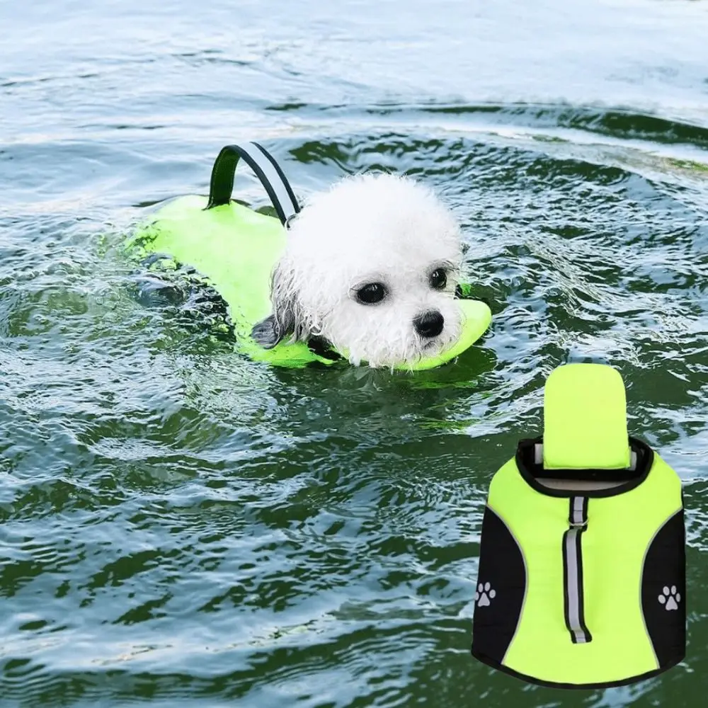 Chaleco salvavidas ajustable reflectante para perros de surf - imagen 3