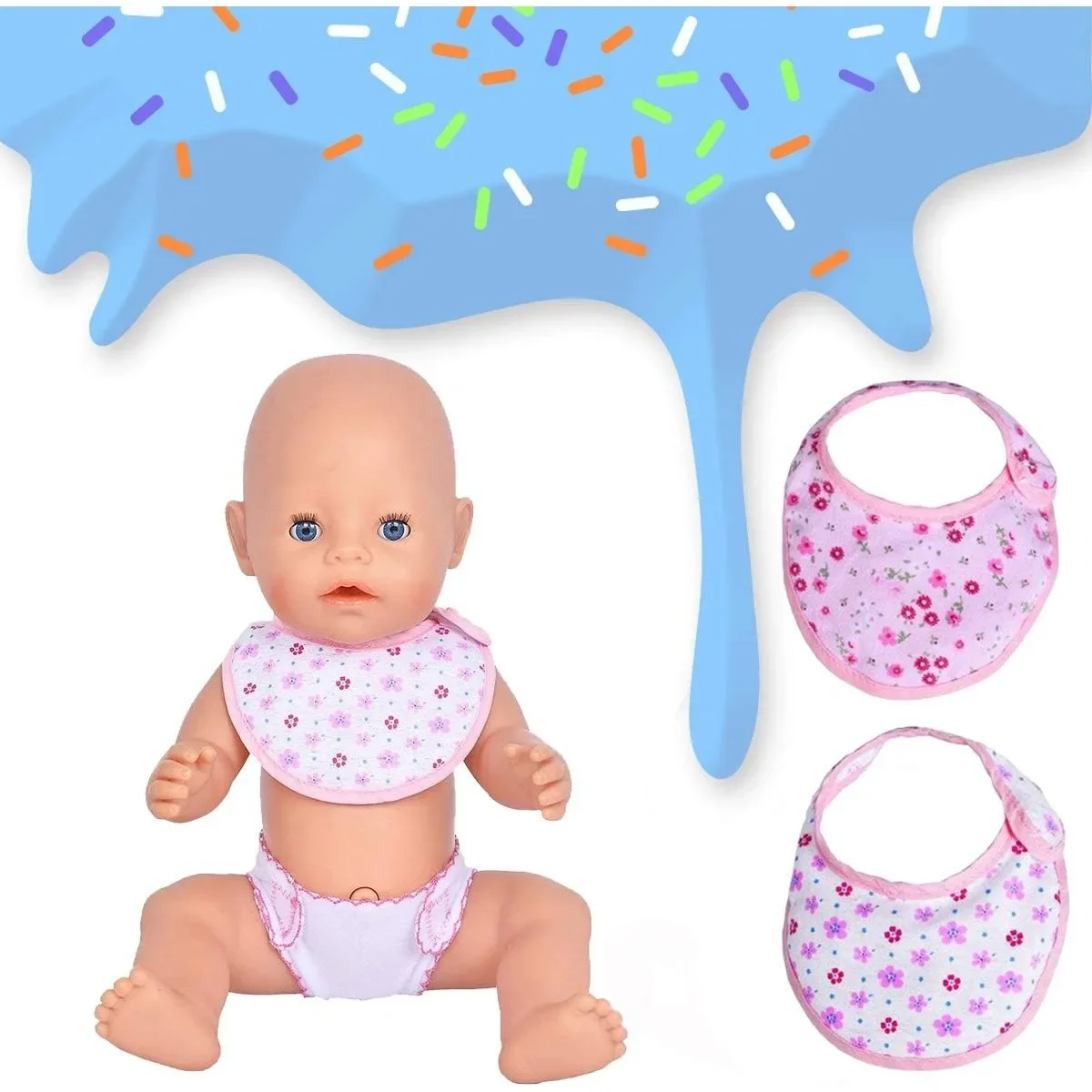 Pañales reutilizables para muñecas reborn de niña - imagen 5