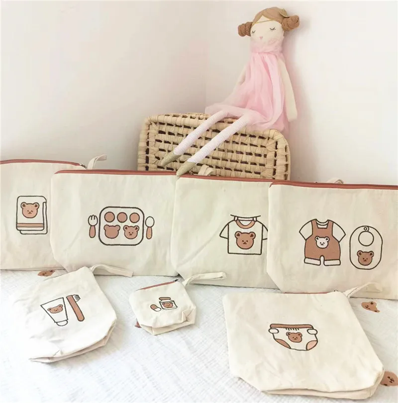 Bolsa organizadora de pañales para bebé con compartimentos