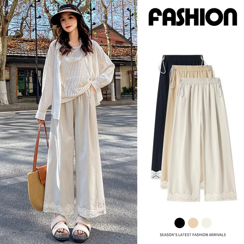 Pantalones premamá con encaje y cintura regulable - imagen 5