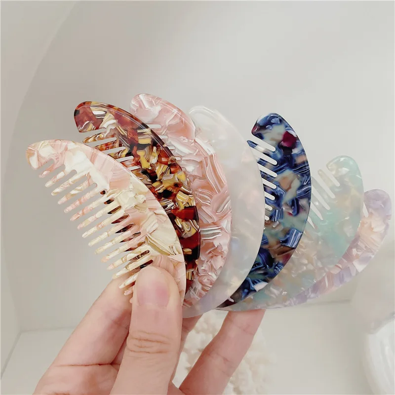 Peine antiestático infantil para niñas – Diseño mármol con masaje - imagen 5