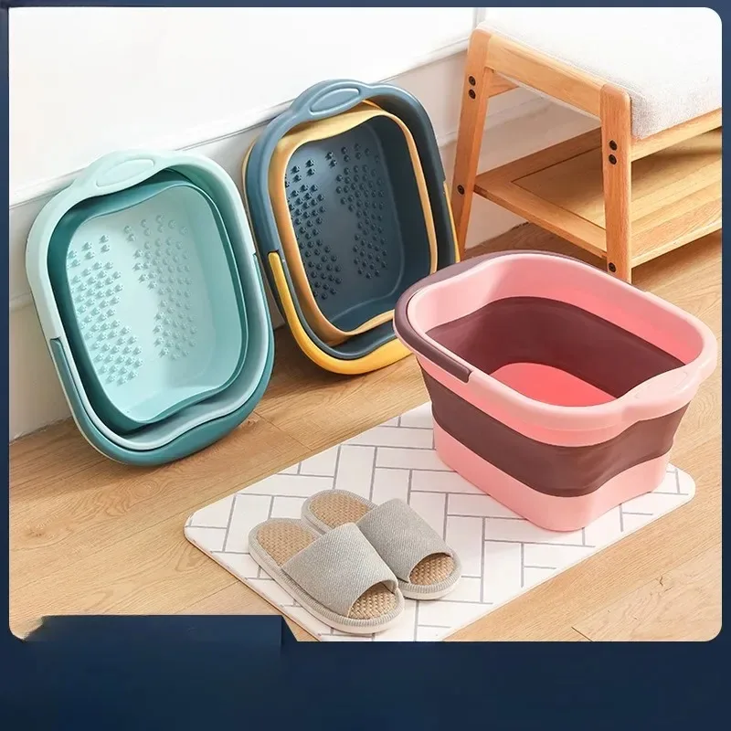 Bañera para pies portátil plegable de masajes en casa - imagen 3