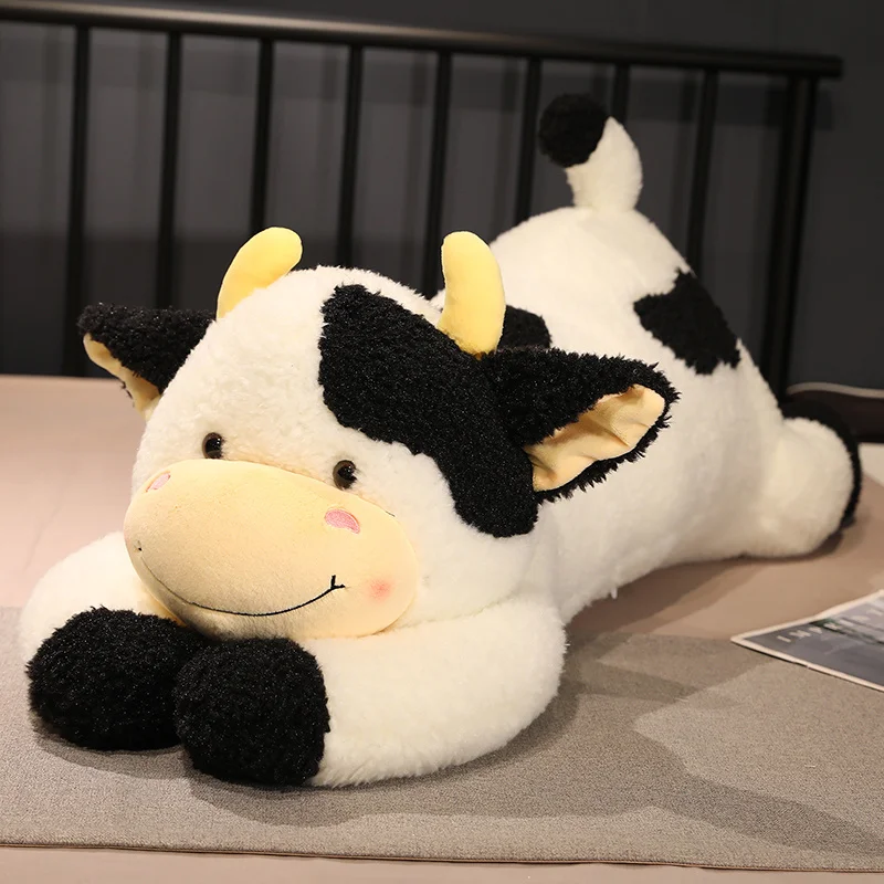 Peluche de vaca lechera gigante para dormir y abrazar niños - imagen 4