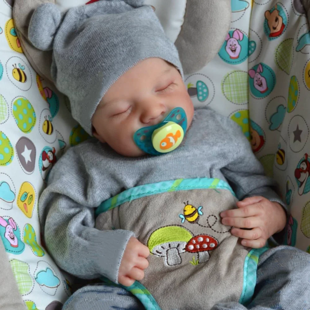 Levi Muñeca Reborn realista efecto 3D para niña - imagen 3