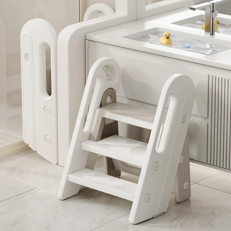 Taburete elevador de baño antideslizante plegable con barandilla - imagen 4