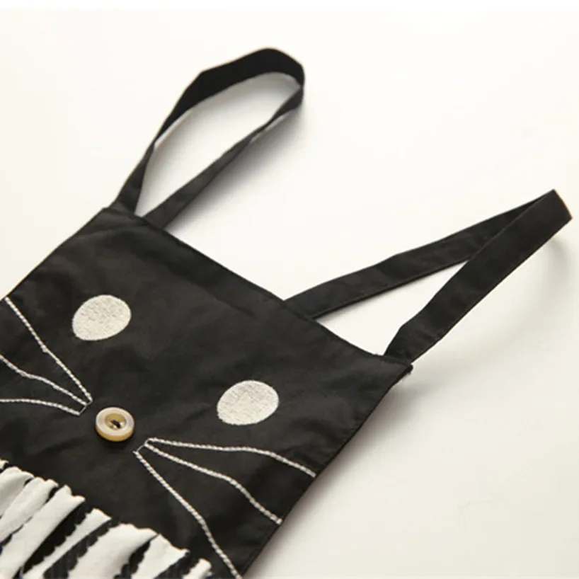 Vestido de verano para niña con tirantes y estampado gatos - imagen 3