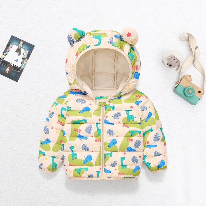 Chaqueta de plumón niña acolchada con capucha – Abrigo cálido - imagen 3