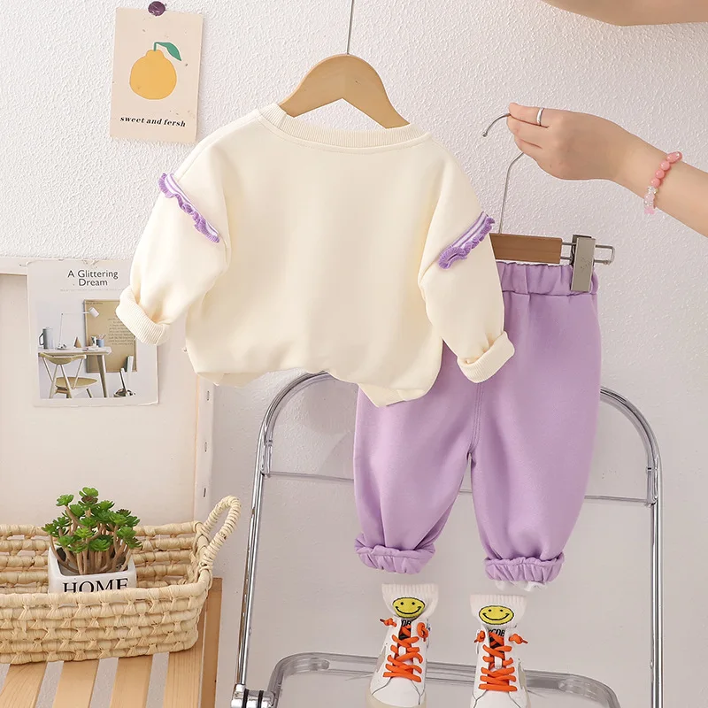 Conjunto de bebé de primavera y otoño tipo chándal deportivo - imagen 3