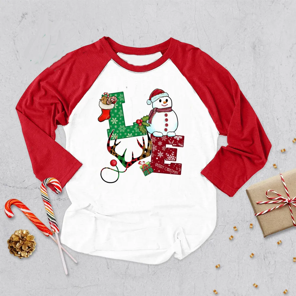 Camiseta Navidad infantil con estampado de ciervos - imagen 3