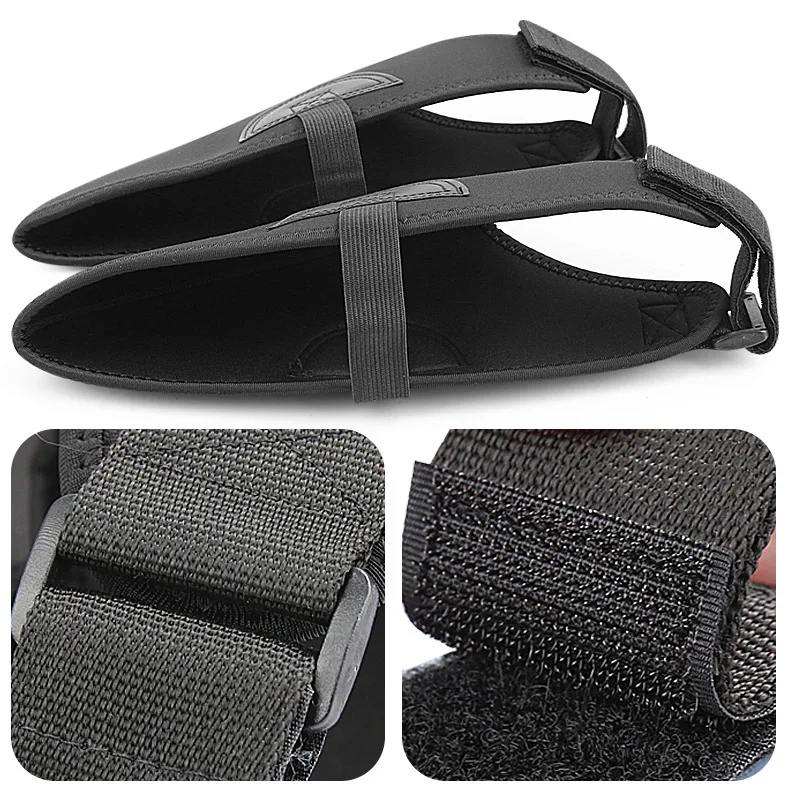 Fundas para botas de esquí impermeables y cálidas, doble capa