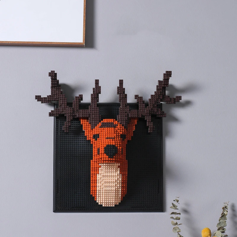 Bloques 3D animales para niños: rompecabezas decorativo dragón elefante