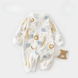 Mameluco algodón bebé manga larga unisex moderno