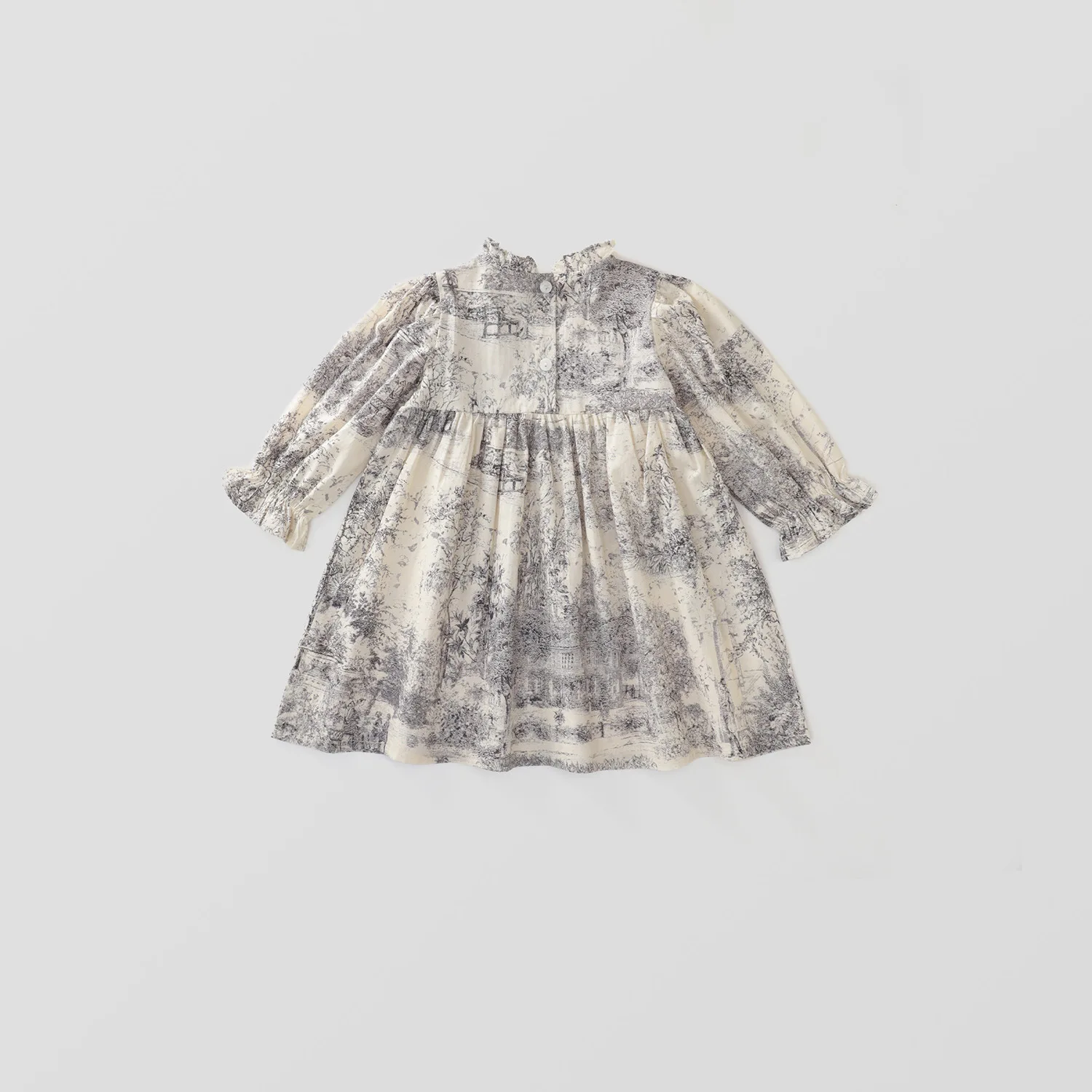 Vestido para primavera/otoño, acabado cuidando el detalle