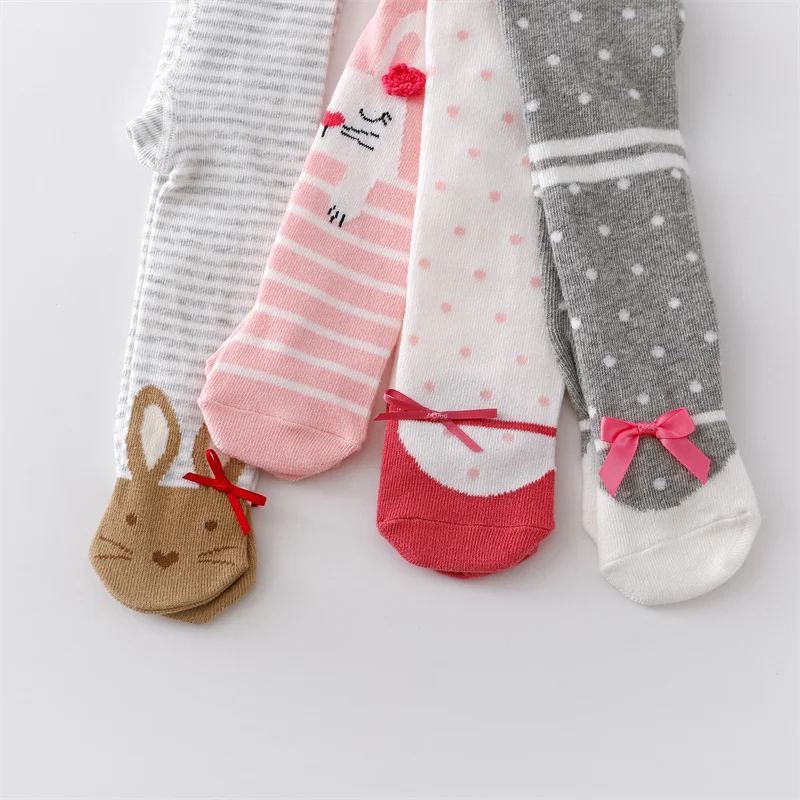 Pantimedias estampadas de algodón para bebé niña - Primavera - imagen 2