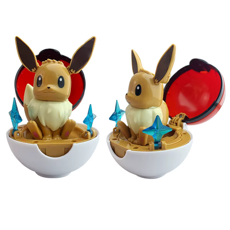 Juego de figuras Pokémon con Poké Ball para niños - imagen 4