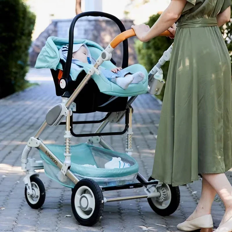 Cochecito bebé compacto reversible para recién nacido con asiento - imagen 4