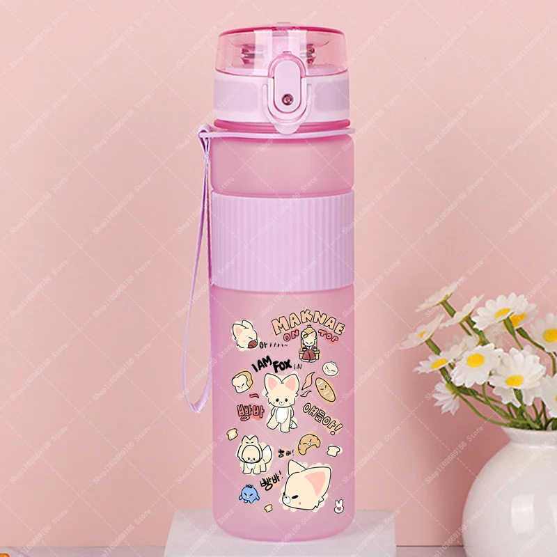 SKZooed botella de agua infantil deportiva con dibujos para niñas - imagen 5